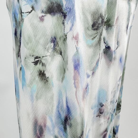 Bec & Bridge Dress Maxi Blue Sz 6 Moondance Strapless Moon Dance White Green - Picture 10 of 10